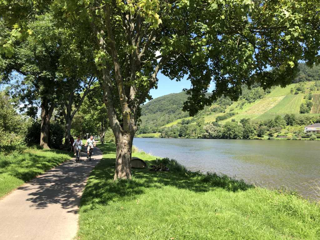 Moselradweg bei Alf - Urlaub an der Mosel und in der Mosel-Eifel in Ferienwohnung Bad Bertrich, Kurfürstenstraße 57, 56864 Bad Bertrich